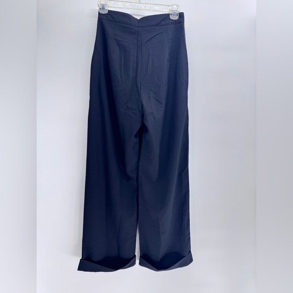 JEAAMKSSER Women's High-Waisted Wide Leg Black Pants size Small - Picture 6 of 12